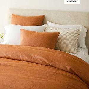 NWT Queen Linen Duvet Cover set